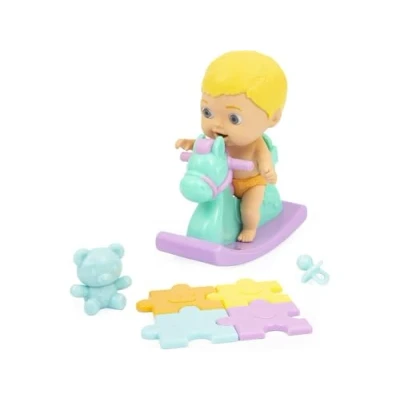 Afbeelding van Cicciobello Amicicci, CC010 Baby met hobbelpaard, accessoires, verschillende modellen voor meisjes of jongens, speelgoed kinderen vanaf 3 jaar