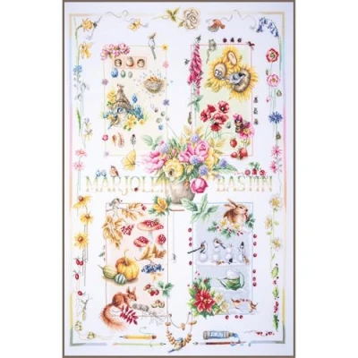 Afbeelding van Borduurpakket 4 Seasons Marjolein Bastin (Lanarte)