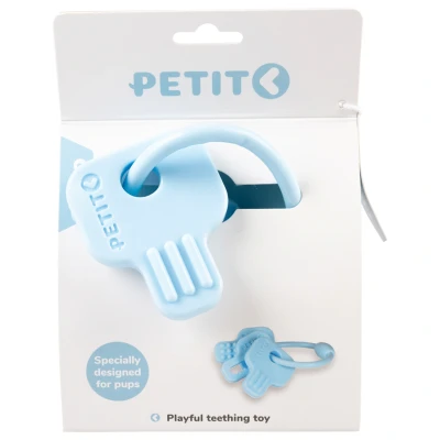 Afbeelding van Ebi Petit Kauwspeeltje Cleo 8x6.5x1 cm Hondenspeelgoed Blauw