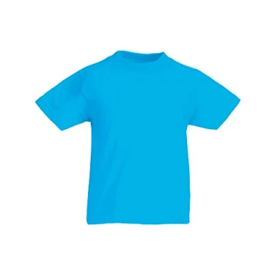 Afbeelding van Fruit Of The Loom Origineel kindershirt met korte mouwen, Blauwe Azure