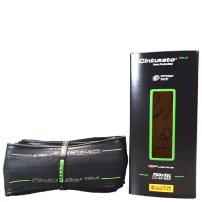 Afbeelding van Pirelli Cinturato Velo TLR Racefiets Band Zwart 32mm