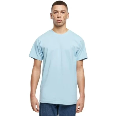 Afbeelding van Build Your Brand Heren T shirt met ronde hals, basic top, verkrijgbaar in vele kleuren, maten XS tot 5XL, Hemelsblauw