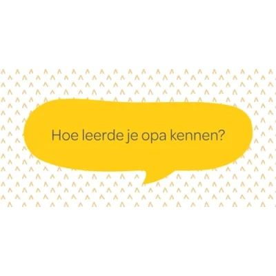Afbeelding van Tijd voor een leuke babbel met oma Praatkaarten