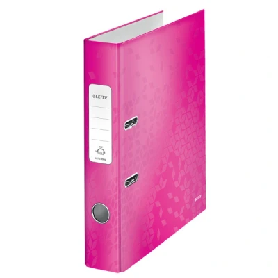 Image de Leitz 180 WOW classeur cartonné A4 50 mm rose métallisé