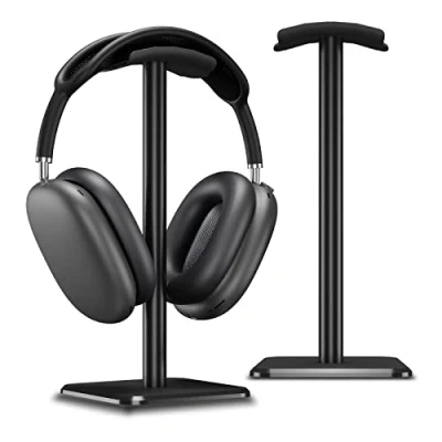Image de Alyvisun Support Casque [Base lestée et Hauteur Plus élevée], pour écouteurs de Bureau Universel Tous Les Casques Jeu/écouteurs