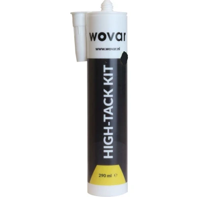 Afbeelding van Wovar High Tack kit Zwart Professionele montage Koker 290 ml