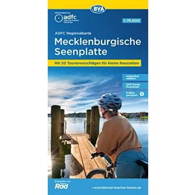 Afbeelding van Regionalkarte Mecklenburgische Seenplatte cycling map
