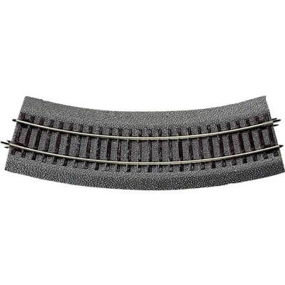 Afbeelding van H0 RocoLine (met ballastbed) 42522 Gebogen rails 6 stuk(s)