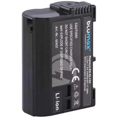 Afbeelding van Blumax EN EL15c Batterij 2400 mAh compatibel met Nikon Z8 Z7 Z7II Z6 Z6II Z5