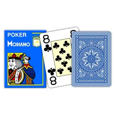 Image de Jeu 52 cartes : CRISTALLO Bleu foncé