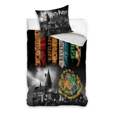 Afbeelding van Harry Potter Dekbedovertrek Banners 140 x 200 cm