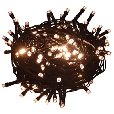 Image de vidaXL Guirlande lumineuse 400 LED 40 m 8 effets lumineux Blanc chaud