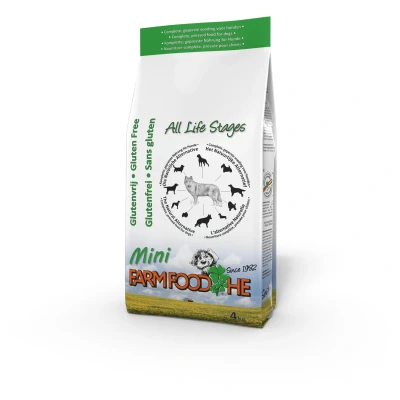 Afbeelding van Farm Food Glutenvrij Mini Rund Hondenvoer 4 kg