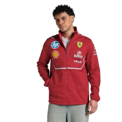 Afbeelding van Scuderia Ferrari 2025 Team Softshell jas voor Heren, Maat 3XL PUMA