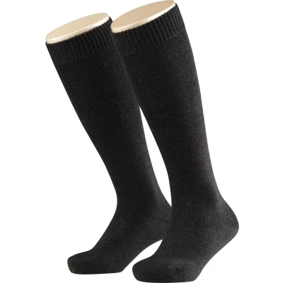 Afbeelding van Falke Comfort WOOL Kneehigh WARM Kniekousen voor kinderen, Maat: 27 30, Dark grey melange