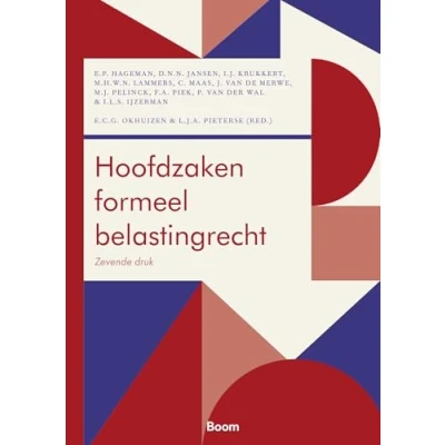 Afbeelding van Boom fiscale studieboeken Hoofdzaken formeel belastingrecht