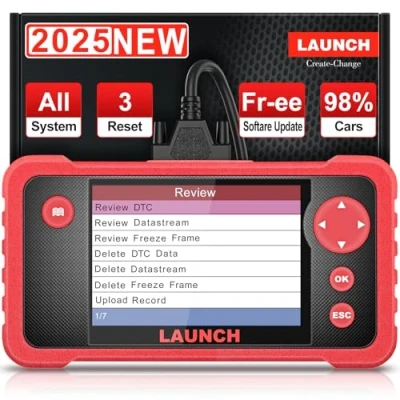 Afbeelding van 2024 LAUNCH CRP123 V2.0 Plus OBDI/OBDII diagnostische scanner voor alle systemen, motor/ABS/SRS/EES/dashboard/TPMS/at kodläsare bilar, gratis updatering