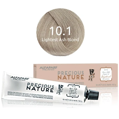 Afbeelding van Alfaparf Precious Nature Ammonia Free Permanent Hair Color 10.1 60 ml