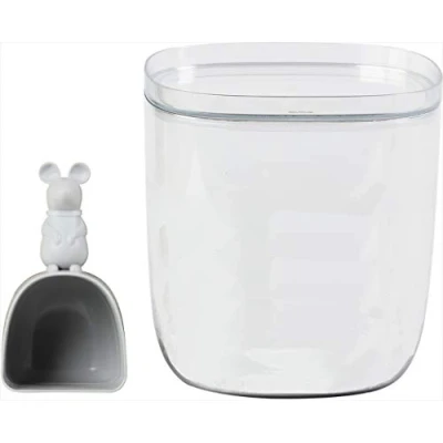 Afbeelding van Qualy Lucky Mouse Container Grijs+transparant 3.5 L