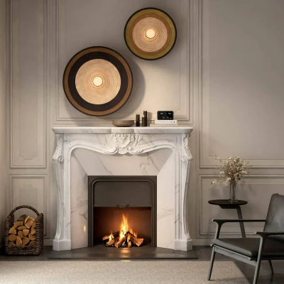 Afbeelding van Forestier Grass XL wandlamp, bruin