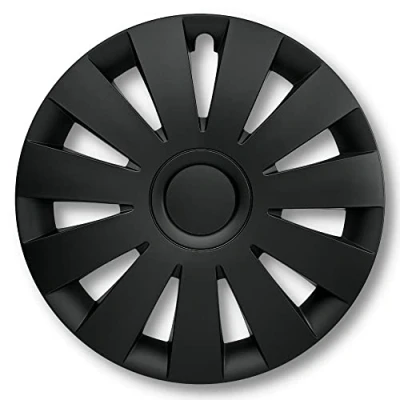 Afbeelding van Albrecht Wieldoppen 16 inch mat zwart voor stalen velgen Strike Made in EU alleen verpakking