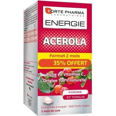 Afbeelding van Energie Acerola 35% Gratis Kauwtabletten 60