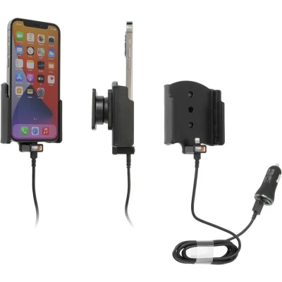 Afbeelding van Brodit houder geschikt voor Apple iPhone 12 / Pro Actieve met 12V USB sig plug