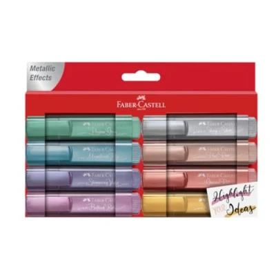 Afbeelding van Faber Castell tekstmarker 8 stuks metallic FC 154689