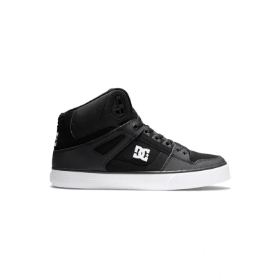 Afbeelding van DC Shoes PURE WC Sneakers hoog, Maat: 46, Black/black/white Leer en textiel