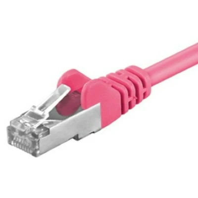 Afbeelding van CAT5e FTP patchkabel / internetkabel 10 meter roze netwerkkabel
