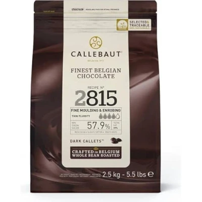 Afbeelding van Callebaut Chocolade Callets Puur (Hoge Vloeibaarheid) 2,5 kg