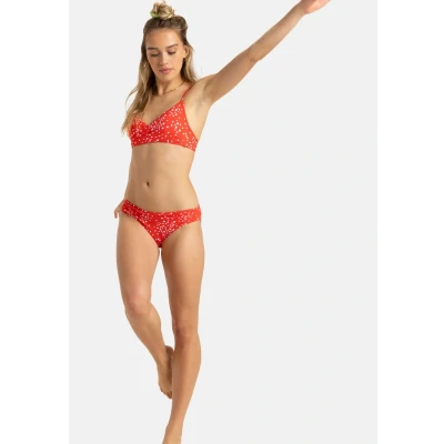 Afbeelding van Roxy Classics Bikinibroekje, Dames, Maat: Medium, Poppy red dancing ditsy swim