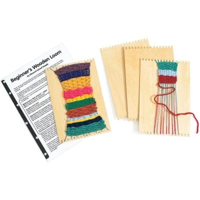 Afbeelding van Colorations Houten Loom Weefgetouw, Set van 12