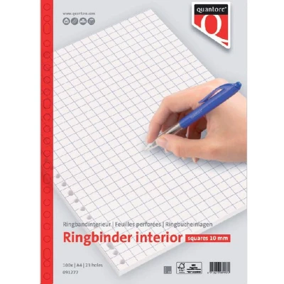 Afbeelding van Interieur Quantore A4 23 rings ruit 10mm 100vel