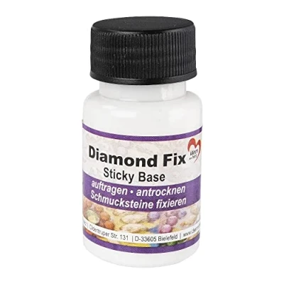Afbeelding van Ideen mit Herz Diamond Fix Zelfklevende basis, diamantschilderlijm voor stenen, aanbrengen, drogen, fixeren, 50 ml