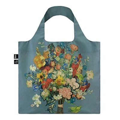 Afbeelding van Opvouwbare Shopper Van Gogh Museum 50th Anniversary Blue
