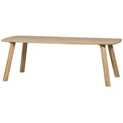 Afbeelding van WOOOD eettafel Deens Ovaal 220x100cm Eiken (fsc) Mystic Bruin