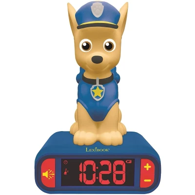 Afbeelding van Paw Patrol Wekker met nachtlampje en geluiden 3D 3380743081151