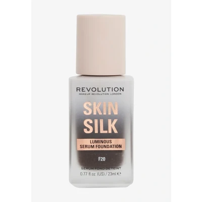 Afbeelding van Makeup Revolution SKIN SILK Serum Foundation Foundation, Maat: 23 ml, F20