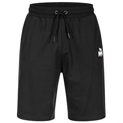Afbeelding van Lonsdale Shorts Dallow normale Passform Black/White XXL