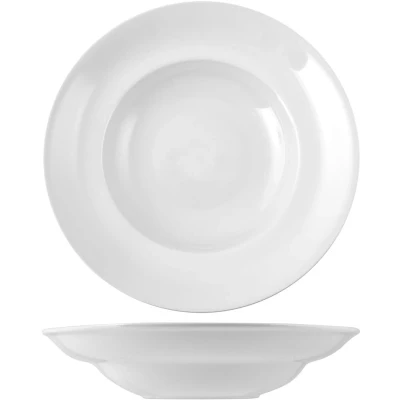 Afbeelding van Haute Cuisine Witte Porseleinen Pastaborden Set van 6 Ø 30 cm Tijdloos Design
