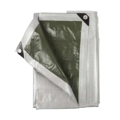 Afbeelding van Dekzeil 3 x 5 m grijs/groen 140gr/m2