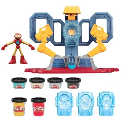 Image de Pâte à modeler Play Doh Iron Man Quartier Général