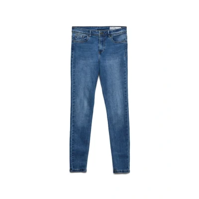 Afbeelding van Vero Moda Vmtanya Piping Jeans Skinny Fit, Dames, Maat: Lx30, Medium blue denim