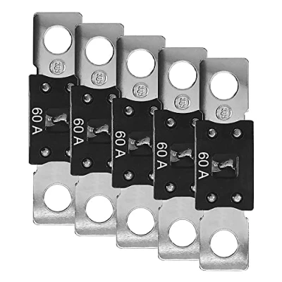 Image de Offgridtec® Lot de 5 fusibles à Fusible Mega 60 A 32 V