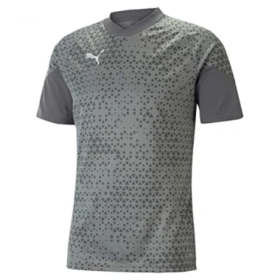 Afbeelding van Puma Team Cup T Shirt Heren Grijs Maat: M