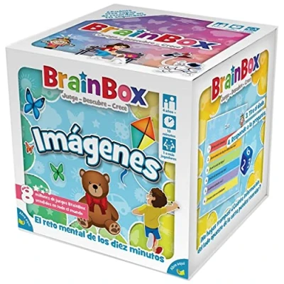 Afbeelding van Asmodee Brainbox Images Bordspel in het Spaans + Dieren