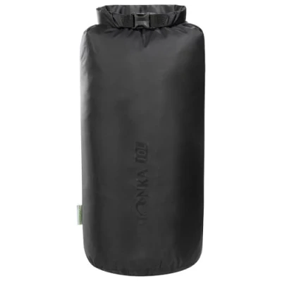 Afbeelding van Tatonka Dry Sack opbergtas 10 liter waterdichte tas met rolsluiting en steekgesp van gerecycled polyester volume (zwart)