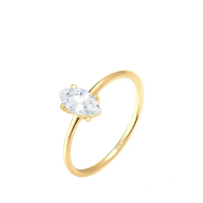Afbeelding van Elli Ring met zirkonia minimaal 925 zilver, 52, zilverkleurig,