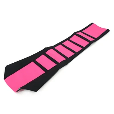 Afbeelding van Alamor Universele zachte grijper motorfiets stoelbekleding rib skin rubber Dirt Bike Enduro Pink